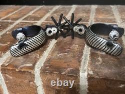 Large Antique Unused Mexican Charro Spurs