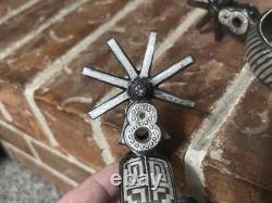 Large Antique Unused Mexican Charro Spurs