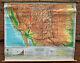 Large Denoyer-Geppert Visual Reielf Series, Sectional Wall Map of Western U. S