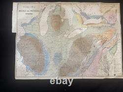 Large Geologic Map of the Middle and Western States, James Hall 1843