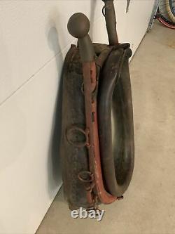 Large Horse Collar Harness Mirror With Wood Metal Hames, Rustic, Western Decor