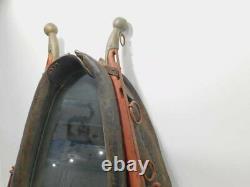 Large Horse Collar Harness Mirror With Wood Metal Hames, Rustic, Western Decor