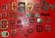 Large Lot Of 30+ Vintage Brass & Metal Belt Buckles Western, Art Deco