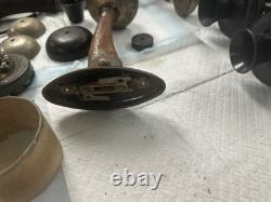 Large Lot of Antique Vintage Telephone Parts Kellogg Western Bells ear dial