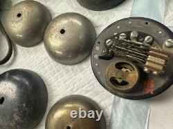 Large Lot of Antique Vintage Telephone Parts Kellogg Western Bells ear dial