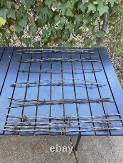 Large Lot of Barbed Wire Antique Collectible 18 Inch Strands