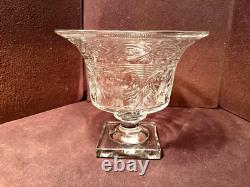 Large OOAK Wonderful Antique Cut Glass Footed Center Table Urn