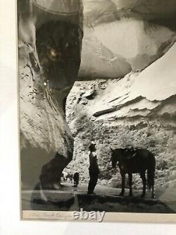 Large Rare Vintage KARL KUNKLE Black & White Studio Art Photo Western Cowboy