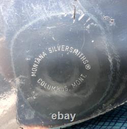 Large Team Roping Belt Buckle Rodeo Cowboy Vtg Montana Silversmiths. GMP809