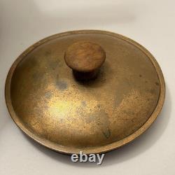 Large Vintage Copper Table Decor Patina Old Farmhouse Western Statement 14 Pot