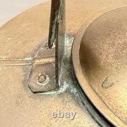 Large Vintage Copper Table Decor Patina Old Farmhouse Western Statement 14 Pot