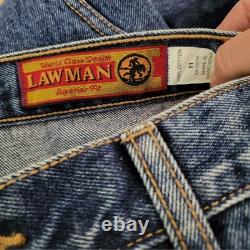 Lawman Jeans Vintage Denim Womens Size 11 Western Rodeo
