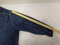 Levi Strauss Size 46 XL Dark Blue Jean Jacket 70506-0216 USA 4 Pocket VTG 1994