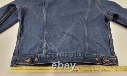 Levi Strauss Size 46 XL Dark Blue Jean Jacket 70506-0216 USA 4 Pocket VTG 1994