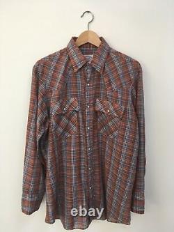 Levi's Vintage Big E Western Shirt Size Large Made In USA
