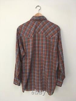 Levi's Vintage Big E Western Shirt Size Large Made In USA