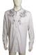 MANUEL- White Embroidered Western L/S Shirt, Size XL