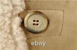 MARLBORO MAN Shearling Sheepskin Coat XXL Cowboy Western Fur Jacket RARE FIND