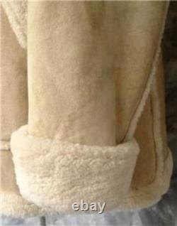 MARLBORO MAN Shearling Sheepskin Coat XXL Cowboy Western Fur Jacket RARE FIND