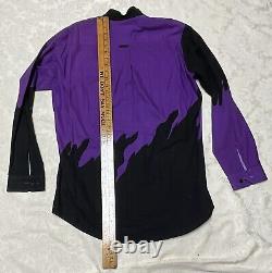 MO BETTA Western Shirt Purple Black Garth Brooks Rodeo Cowboy Vintage