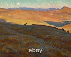 Maynard Dixon Cattle Country 1920 Western Art Print on Paper or Canvas