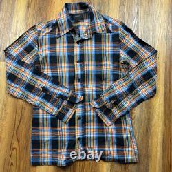 Men Vintage 70s Shirt Lot 8 Disco Collared Western Mod Long Sleeve Large READ