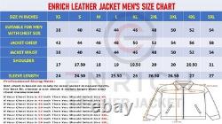 Men Western Cowboy Suede Fringe Jacket Beaded Native American Leather Jacket