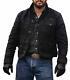 Men's Cowboy Stylish Cotton Jacket Yellowstone Cole Hauser Black Cotton Jacket