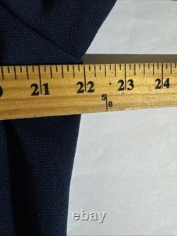 Men's Farah VTG 70s Dark Blue Large 44R 2 PC Polyester Western Suit 1970s Disco