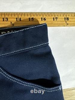 Men's Farah VTG 70s Dark Blue Large 44R 2 PC Polyester Western Suit 1970s Disco