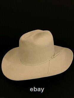 Men's Resistol 4X Cattleman Silverbelly Hat Cowboy Western Long Wide Brim 7 1/2
