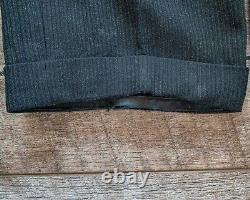 Mens vintage edwardian pants victorian antique rare suspenders 1910s trousers