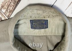 Mid 50's Men's XL Pendleton Western Gambler Wool Gabardine Flap Shirt Rockabilly