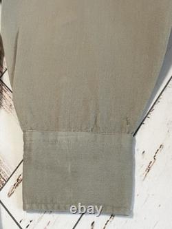 Mid 50's Men's XL Pendleton Western Gambler Wool Gabardine Flap Shirt Rockabilly