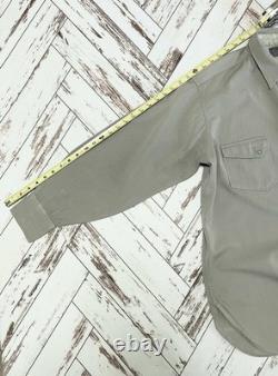 Mid 50's Men's XL Pendleton Western Gambler Wool Gabardine Flap Shirt Rockabilly