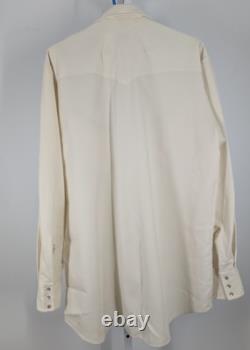 Miller Westernwear Vtg 70s Gardine Pearl Snap Embroider Colorado Cowboy Shirt XL