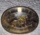 Montana Silversmiths Huge Buckle Team Roping Dual Gold Banners Nickel Silver VTG