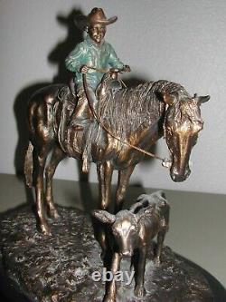 Montana Silversmiths Paul Cameron Smith Resin Sculpture Just Getting Started