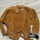 NEW Vintage Winlit Womens Size Large L Brown Western Belted Leather Jacket NWT