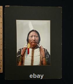 Native American BuckSkin Charlie Antique Photo-Litho, Detroit Photographic Comp