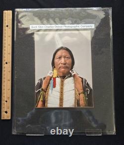 Native American BuckSkin Charlie Antique Photo-Litho, Detroit Photographic Comp