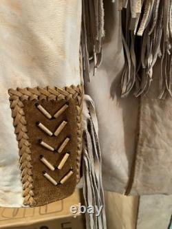 Native American Western Custom Leather Jacket xxl