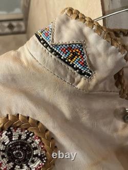 Native American Western Custom Leather Jacket xxl