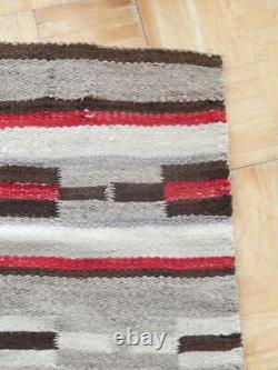 Navajo Indian Wearing Blanket Transitional Era Vintage Large Ganado / Chinle Rug