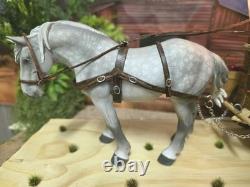OOAK Handcrafted Covered Wagon Table Lamp Breyer Horse Rustic Cowboys Theme