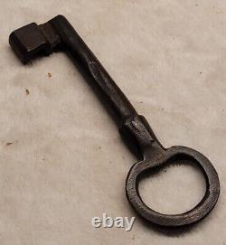 Old Iron Western Large Jail Cell Door Type Key