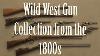 Old West 1800s Gun Collection Colt 45 Winchester Rifle
