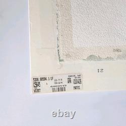 Original Signed Jon Birdsong Watercolor New Mexico Autumn Landscape Framed Art