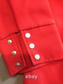 Original Vintage clothing, Western Red Metal Button men's shirt L/XL