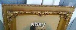 Outlaw Gunfighter Antique Victorian Gold Gilded Gesso Picture Frame Photograph